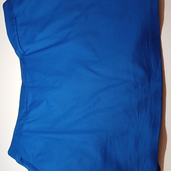 Susan Graver Pants - Susan Graver skort blue plus size 2X. Pull on waist and long shorts under